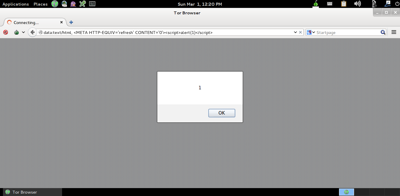 Noscript bypass in Tails 1.3